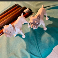 RARITA:BING&GRONDALnr2STATUINEbulldogPORCELLANA'30