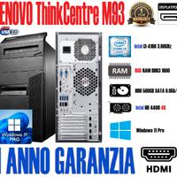 PC i3 4160 8GB RAM HDD 500GB HDMI Win 11 Pro