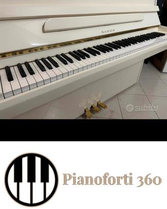 pianoforte verticale Samick bianco