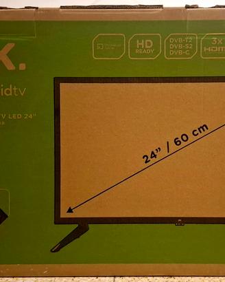 Televisore. AndroidTv Ok. - 24 pollici