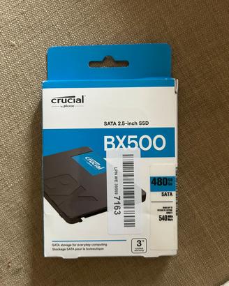 Crucial BX500 sata 2.5 SSD 480gb