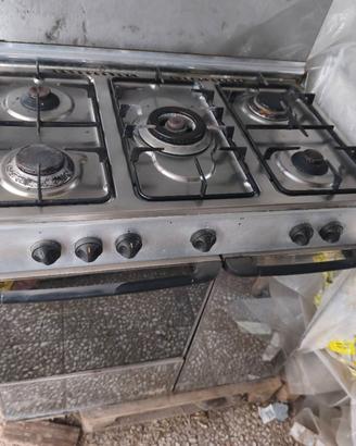 cucina forno gas e fornelli 5 fuochi a gas 