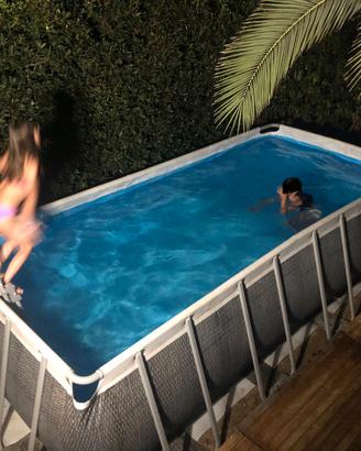 Piscina bestway 488x244x122 e pompa a sabbia