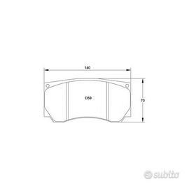 PASTIGLIE FRENO ANT FRONT BREMBO RACING LANCER