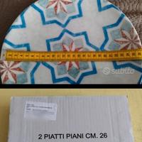 Piatti rose e tulipani e piattino Versailles 