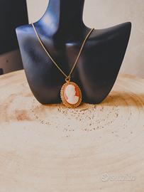 collana con Cameo vintage 
