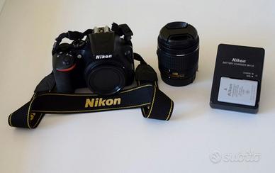 Nikon d3500 reflex 24MP +  18-55 sd16gb 300scatti