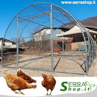 Pollaio voliera tunnel arco allevamento galline
