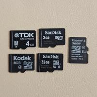 micro sd 32 gb 8 gb 4 gb memoria esterna