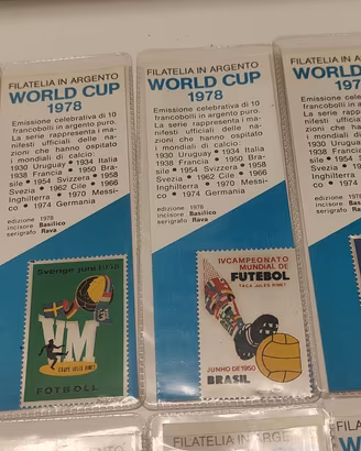 FRANCOBOLLI Filatelia in Argento World Cup 1978"
