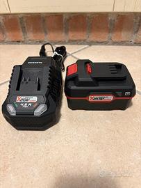 Batteria Parkside 20V 4ah + caricabatterie 4.5ah