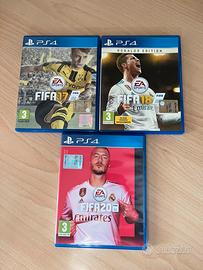 Fifa 17, Fifa 18, Fifa 20 PS4