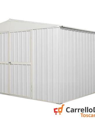 Box prefabbricato acciaio lamiera 360x430 bianco