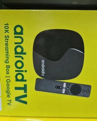 Smart tv box 10k 8gb-128gb android 15 telecomando