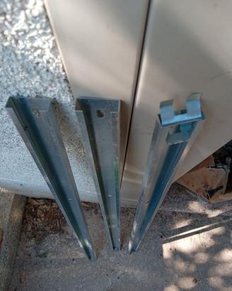 Profili con graffe per arredare con perline legno