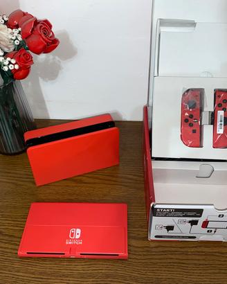 Nintendo switch oled rossa super mario limited