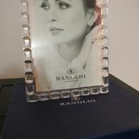 Cornice portafoto in cristallo Ranoldi