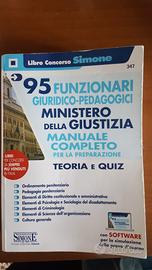 Manuale Simone per 95 Funzionari Giuridico Pedagog