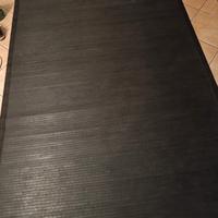 Tappeto bamboo nero 