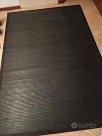 Tappeto bamboo nero 