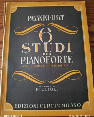 SPARTITO MUSICALE PER PIANOFORTE - EDIZIONE CURCI