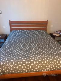 Letto matrimoniale con materasso