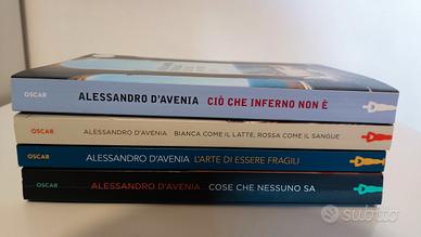 4 libri di Alessandro D'Avenia come nuovi 