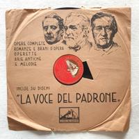La Traviata  La Voce del Padrone disco 12" 78 giri