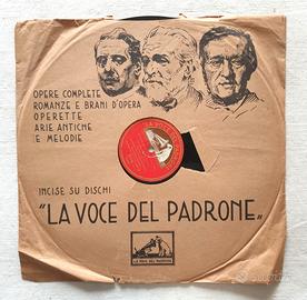 La Traviata  La Voce del Padrone disco 12" 78 giri