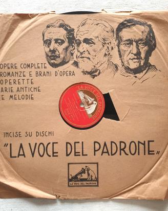 La Traviata  La Voce del Padrone disco 12" 78 giri