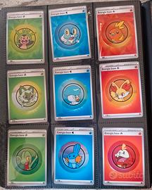 27 carte pokemon energia primi compagni avventura 