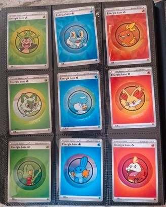 27 carte pokemon energia primi compagni avventura 