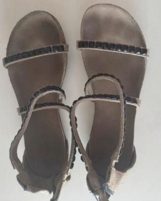 Sandali c/pietre bambina Giulia Taddeucci n.34