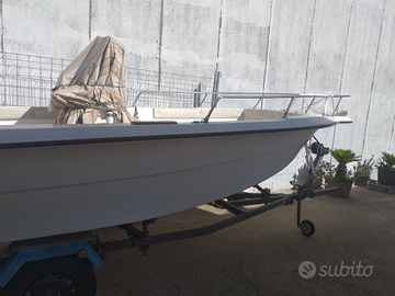 Barca open 5,50 con motore Johnson 737