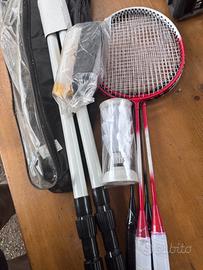 Set da badminton per 4 persone