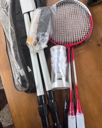 Set da badminton per 4 persone