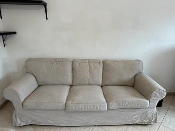 Divano IKEA 3 posti Kilanda beige chiaro EKTORP