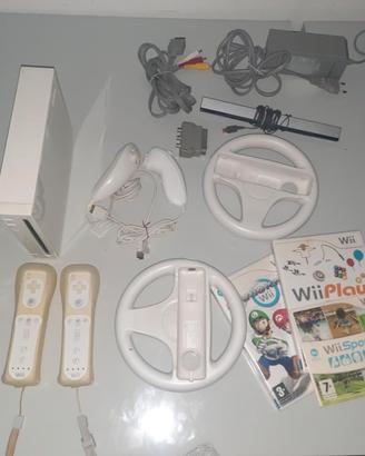 Wii bianca + accessori e giochi