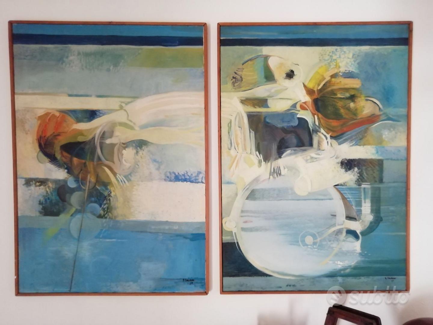 GIANCARLO TOGNONI olio su tela opere originali 196 Collezionismo In