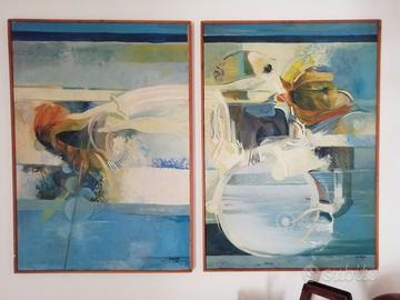 GIANCARLO TOGNONI olio su tela opere originali 196