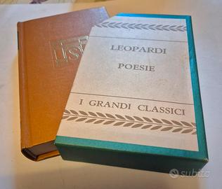 Libro Leonardo poesie  " i grandi classici "
