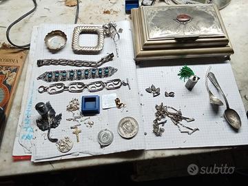 oggetti antichi argento 
