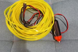 Striscia a led verde a incastro per auto