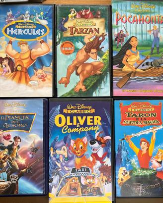 Lotto 10 VHS Disney originali – I Classici