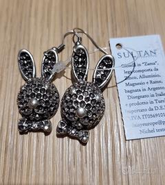 Orecchini Sultan a forma di coniglietto