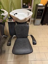 Postazione Lavatesta da Parrucchiera con Lavabo