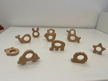 Animali in legno di faggio dai 6 mesi