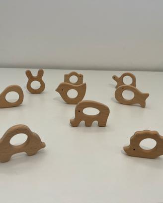 Animali in legno di faggio dai 6 mesi