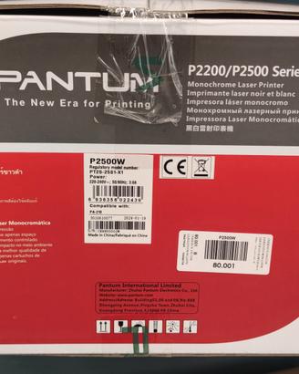 P2500W Stampante laser B/N, USB, Wifi