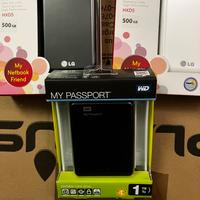 Hard disk esterni 1tb e 500gb NUOVI SIGILLATI
